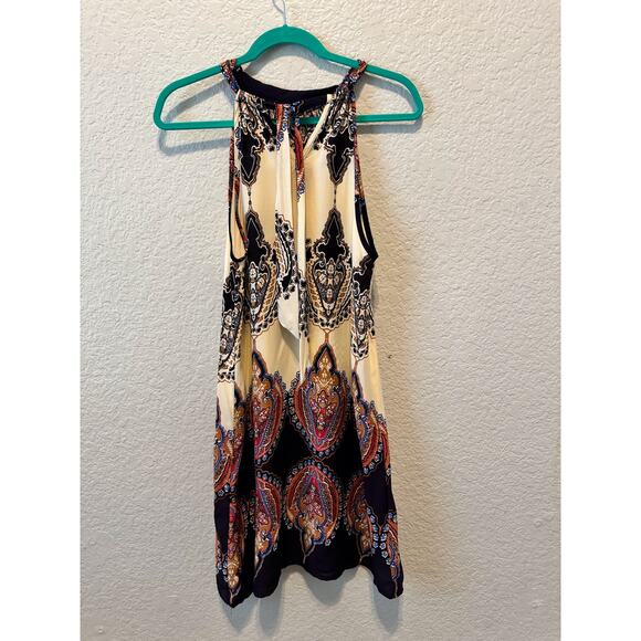 Women's Multi Color Halter Top Dress Size M - Picture 3 of 7